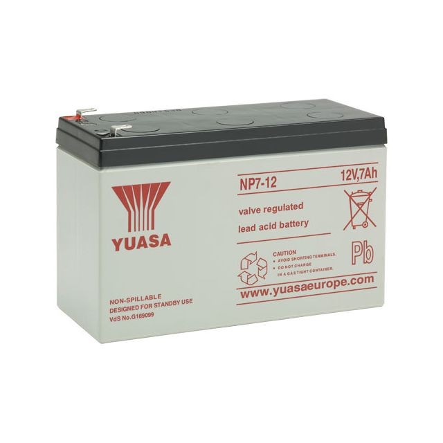 Piles standard Yuasa batterie 12 volts 7 ah