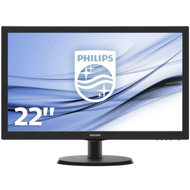 Philips - 22"" LED 223V5LSB2/10 - Moniteur PC Bureautique