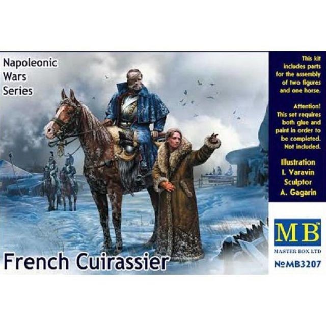 Master Box - Figurine Mignature French Cuirassier Napoleonic Wars Series Master Box  - Figurines militaires Master Box