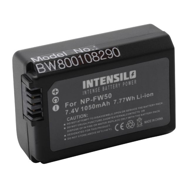 Vhbw - INTENSILO Li-Ion batterie 1050mAh (7.4V) pour appareil photo caméra Video Sony Cybershot DSC-RX10 III, DSC-RX10M3 comme NP-FW50. - Accessoire Photo et Vidéo