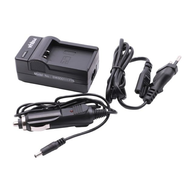 Vhbw - vhbw Chargeur secteur 220V câble de charge avec un adaptateur allume-cigare 12V pour appareil photo  Canon EOS 800D. Vhbw  - Batterie Photo & Video