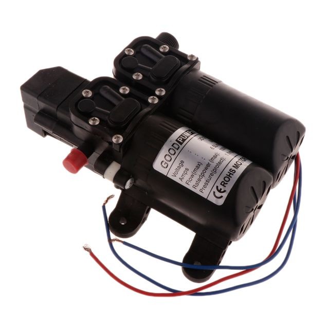 Objets déco marque generique Pompe de reflux à diaphragme automatique à pression d'eau Pompe silencieuse à courant continu Smart-100W-Black