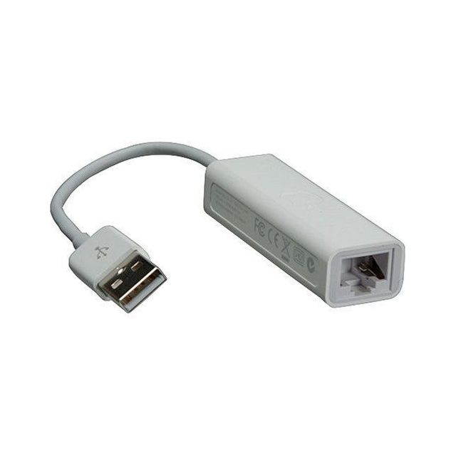Cabling - CABLING   Adaptateur USB 2.0 vers RJ45 Fast Ethernet - Blanc - Câble et Connectique Cabling