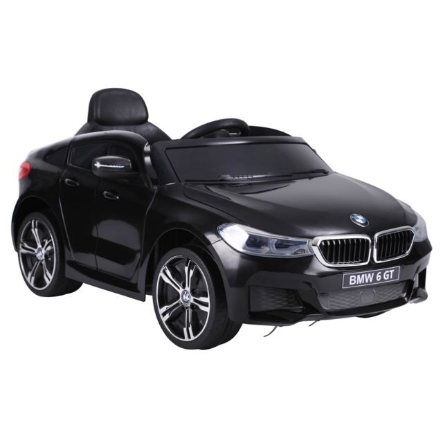 Bmw -BMW X6 GT Voiture Electrique pour Enfant (2 x 35W) Noir, 106 x 64 x 51 cm - Marche avant et arrière, Phares fonctionnels, Musique, Klaxon, Ceinture, Indicateur niveau de batterie et Télécommande parentale Bmw  - Jeux de plein air