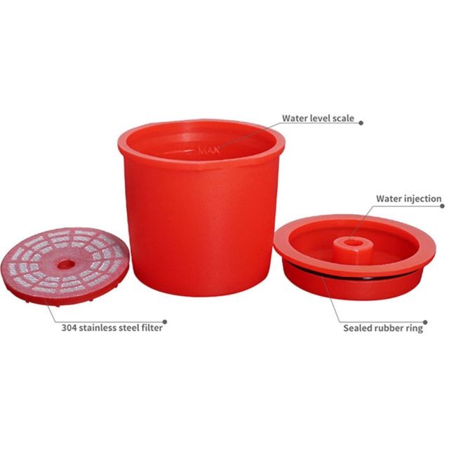marque generique Tasses rechargeables réutilisables de capsule de filtre à café pour le rouge d'illy Iperespresso