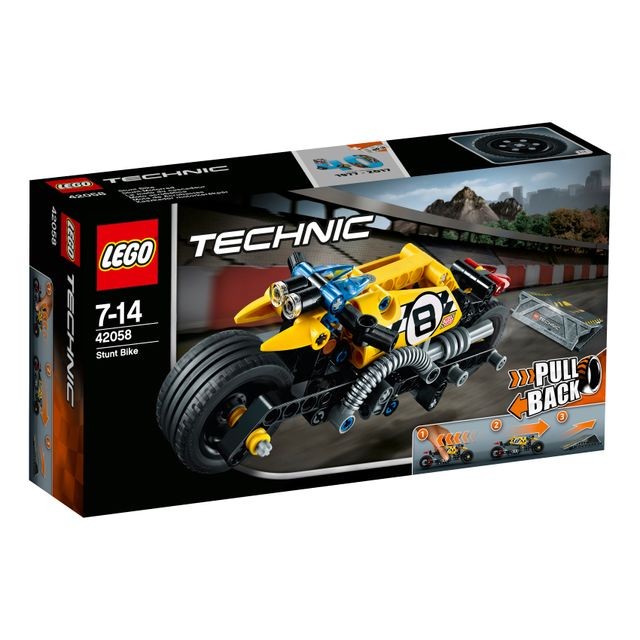 Lego - LEGO® Technic - La moto du cascadeur - 42058 Lego   - Jeux de construction