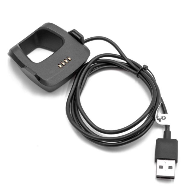 Vhbw - vhbw Câble USB station d'accueil chargeur noir pour Smartwatch, bracelet d'activité compatible avec Garmin Forerunner 205, Forerunner 305 Vhbw  - Objets connectés