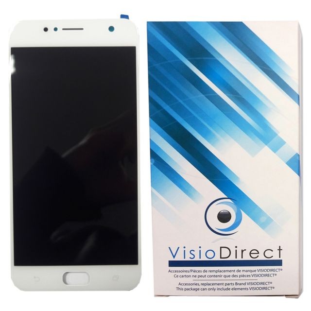 Visiodirect - Ecran complet pour Asus Zenfone 4 Selfie ZD553KL X00LD téléphone portable blanc vitre tactile + écran LCD Visiodirect  - Asus zenfone selfie