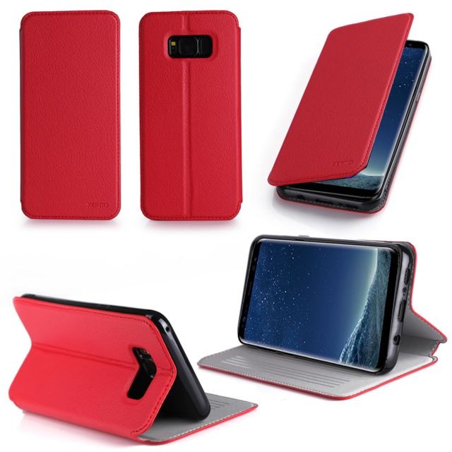 Xeptio - Samsung Galaxy S10E (S10 Lite) Etui coque rouge pochette Slim Xeptio  - Sacoche, Housse et Sac à dos pour ordinateur portable