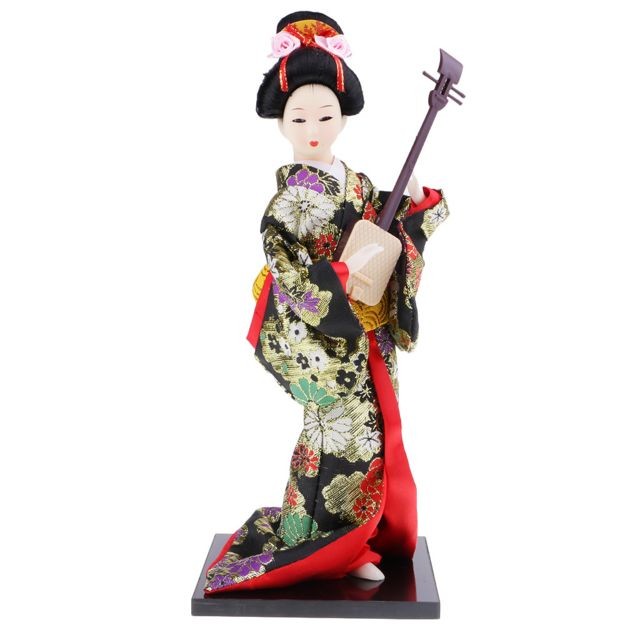 marque generique - Japonais kimono dames poupées ornements humanoïde mobilier poupées artisanat # 18 marque generique  - marque generique