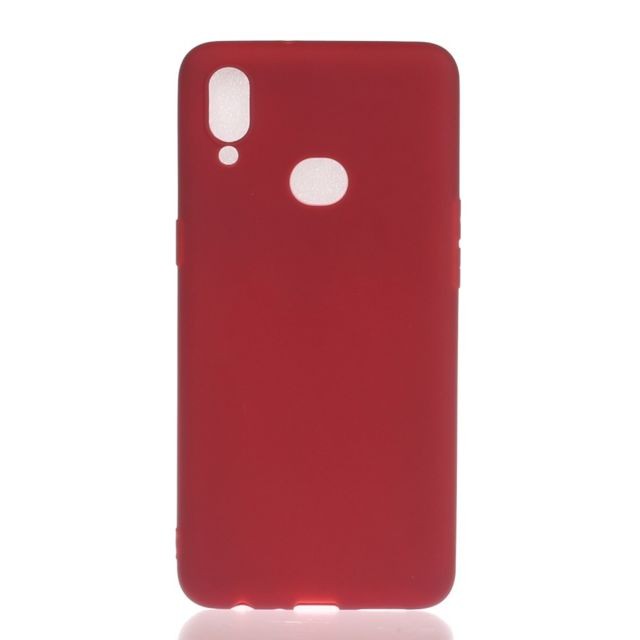 marque generique - Coque en TPU couleur unie mat rouge pour votre Samsung Galaxy A10s marque generique  - Coque, étui smartphone