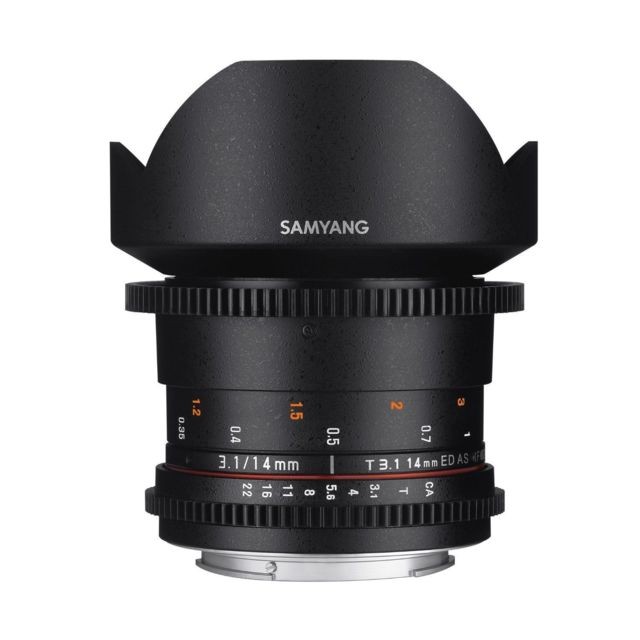 Objectif Photo Samyang 14mm T3.1 ED AS IF UMC II - monture Nikon