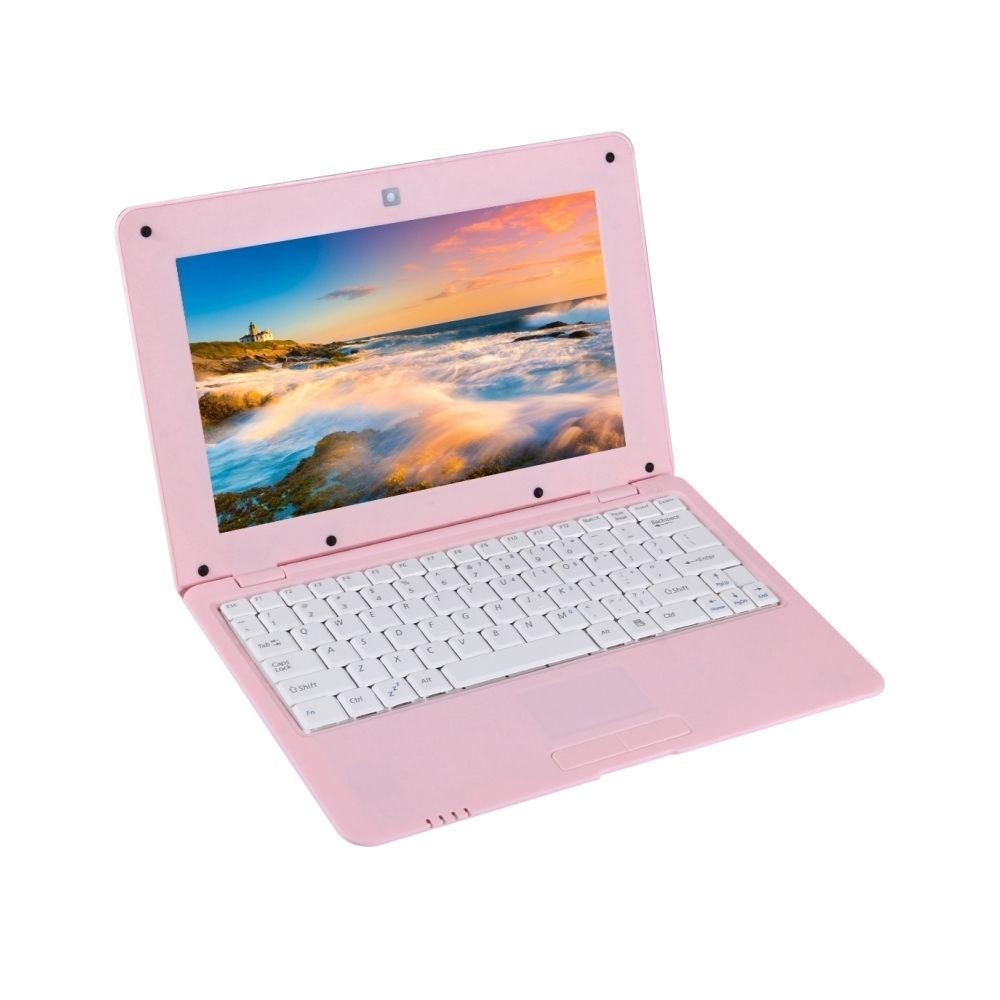 Wewoo Ordinateur Portable rose Netbook PC, 10 pouces, 1 Go + 8 Go, Android 5.1 ATM7059 Quad Core 1,6 GHz, BT, WiFi, HDMI, SD,