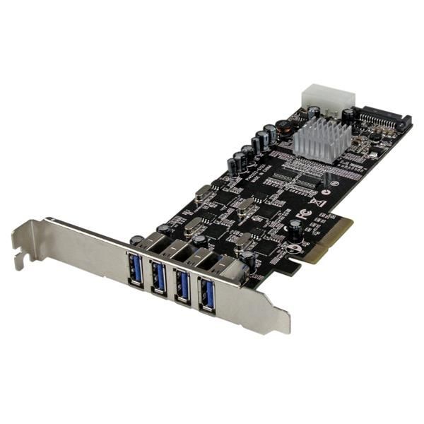Startech - Carte contrôleur PCI Express à 4 ports USB 3.0 - Carte Contrôleur