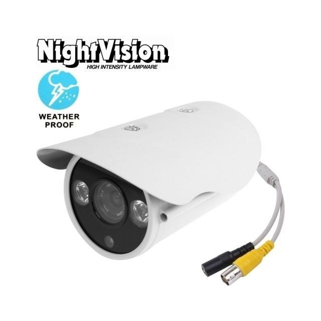 Wewoo - Caméra infrarouge 1/3 pouces pour Sony 650TVL 8mm Fixe Lens Array LED & vidéo CCD imperméable à l'eau de couleur, IR Distance: 30m - Camera surveillance infrarouge