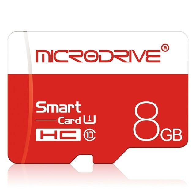 Wewoo - Carte Micro SD mémoire SD TF Microdrive 8 Go grande vitesseclasse 10 - Carte Micro SD
