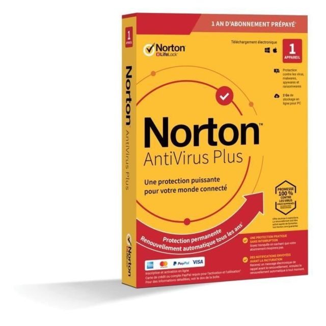 Sans Marque - Logiciel Norton antivirus plus 2go - Antivirus