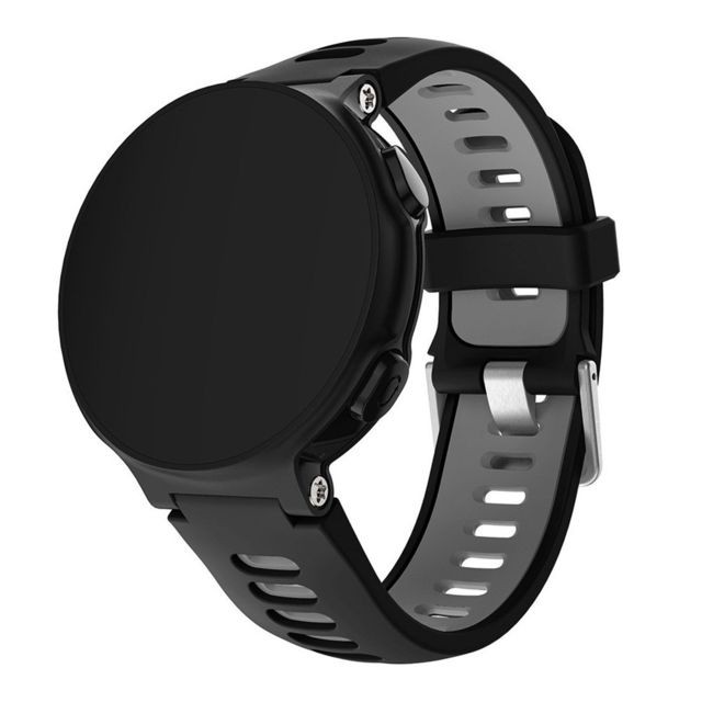Wewoo - Bracelet pour montre connectée de en silicone Smartwatch Garmin Forerunner 735XT Gris Wewoo  - Bracelet connecté