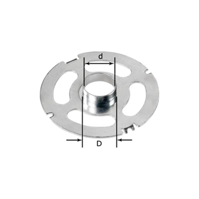 Festool - Bague de copiage KR-D 13,8/OF 1400/VS 600 FESTOOL 492180 Festool  - Outillage Professionnel Outillage électroportatif