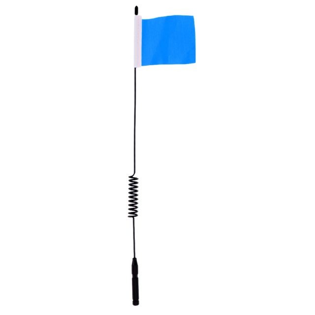 2 Stü Métal Décoratif Antenne avec drapeau accessoires pour 1/10 RC Crawler 