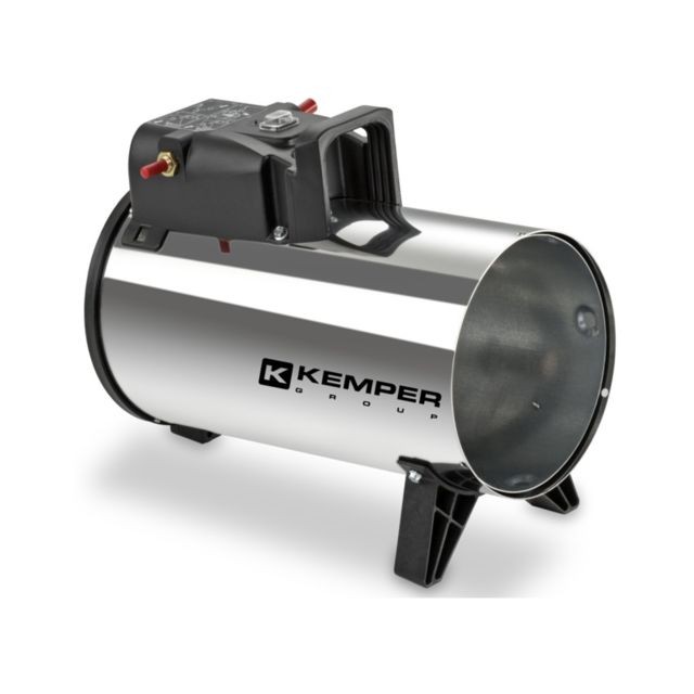 Kemper -Générateur d'air chaud à gaz 10 KW KEMPER Canon à chaleur gaz tuyau et détendeur Kemper  - Kemper