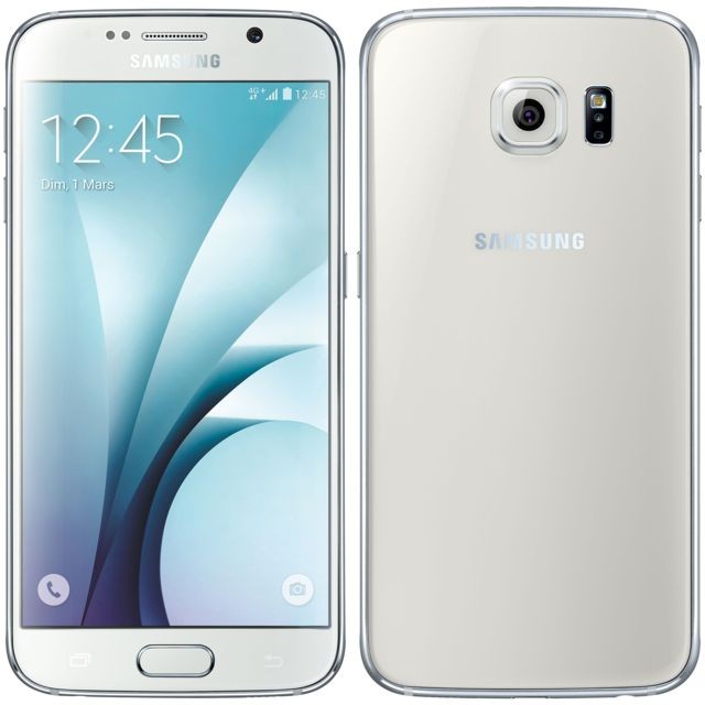 Samsung - Galaxy S6 - 64 Go - Blanc - Smartphone Android Quad hd