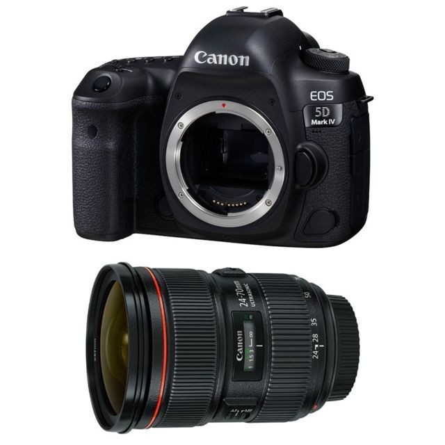 Canon - PACK CANON EOS 5D MARK IV + 24-70 II L USM Canon  - Reflex Numérique