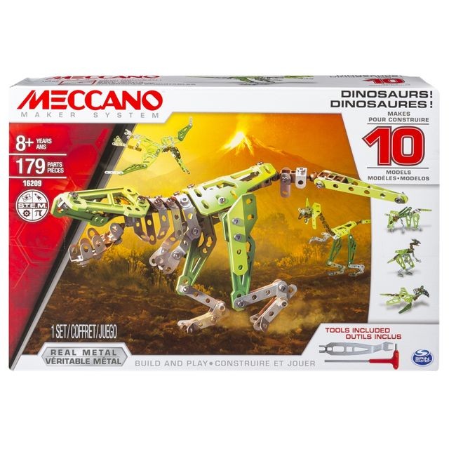 Meccano - DINOSAURES - 10 MODELES -  6033323 Meccano  - Meccano Meccano