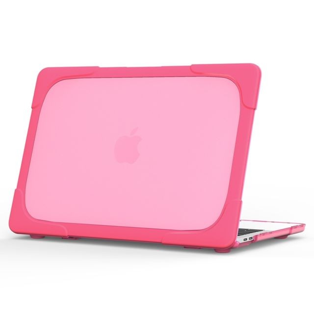 Wewoo - Housse Coque Mac Pour MacBook Pro 13,3 pouces avec barre tactile A2159 / A1989 TPU + PC de protection ordinateur portable bicolore Rose rouge Wewoo - Wewoo