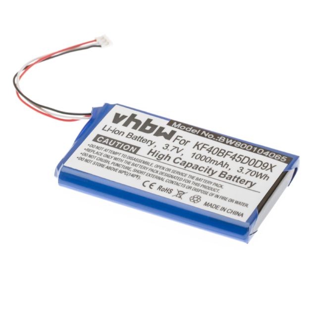 Vhbw - vhbw batterie compatible avec Garmin Approach G6 système de navigation GPS (1000mAh, 3,7V, Li-Ion) Vhbw  - Accessoires sport connecté