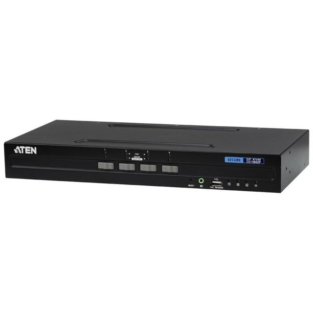Aten - Commutateur KVM sécurisé ATEN CS1184DP, 4 ports, DisplayPort, USB, Audio - Aten