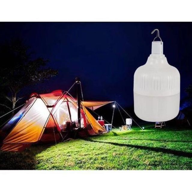 Eclairage solaire Lampe De Camping De Pêche LED Ampoule Suspendue Lanterne De Tente USB 20W