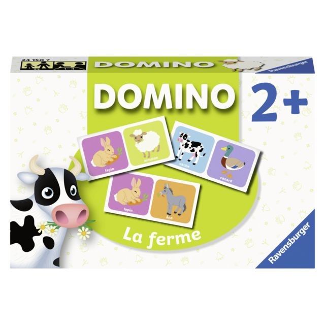 Ravensburger - Domino theme La ferme jeux Ravensburger   - Dominos