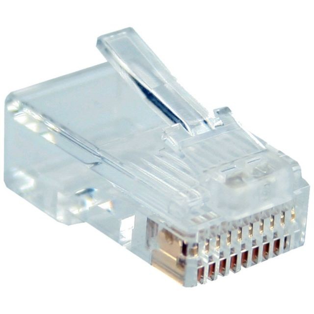 Inline - InLine® Modular Plug 10P10C pour le sertissage de câble Western Jack à ruban 10 pcs. pack - Inline