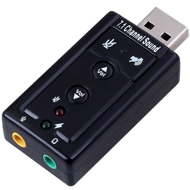 Cabling - CABLING  Adaptateur USB Audio Carte son 3D 7.1 usb - Carte Audio Usb 2.0