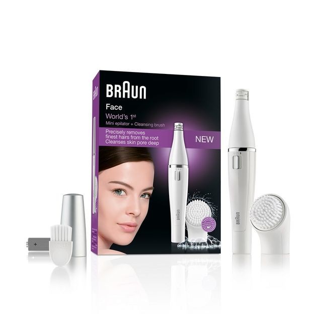 Appareil soin du visage Braun Épilateur visage Face 810 + brosse nettoyante visage à micro-oscillations