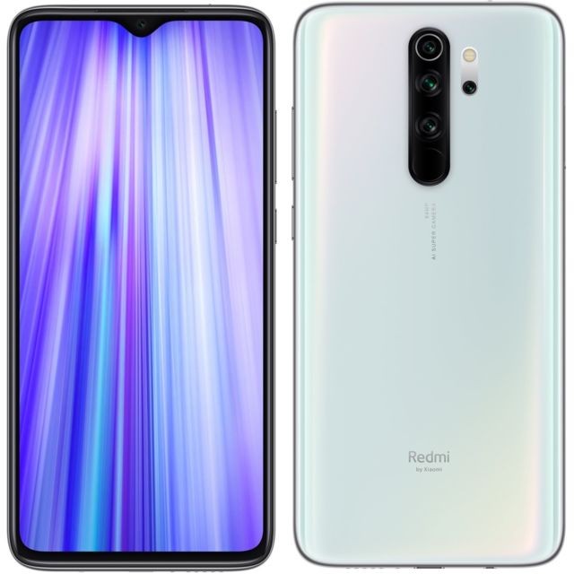 XIAOMI - Redmi Note 8 Pro - 64 Go - Blanc XIAOMI  - Smartphone 4g