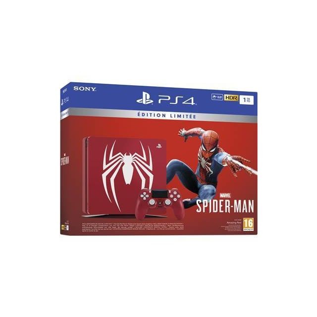 Sony - Console Sony PS4 Slim 1To édition limitée Marvels Spider-Man Sony  - Console PS4 Sony