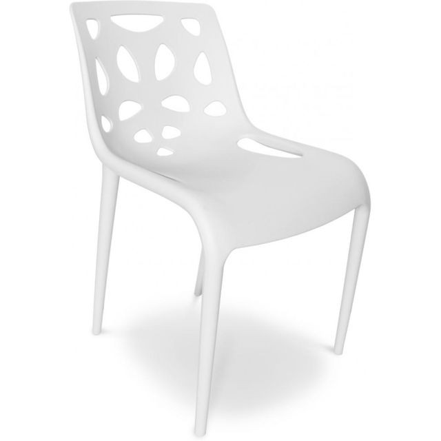 Iconik Interior - Chaise Design  Blanc Iconik Interior  - Chaise Design de Jardin Chaises de jardin