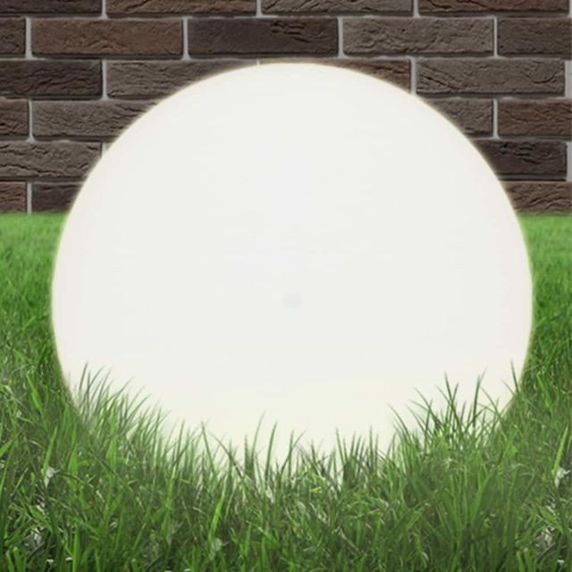 Vidaxl - Lampe à LED sous forme de boule Sphérique 50 cm PMMA - Maison et jardin/Luminaires/Éclairage d'extérieur | Blanc | Blanc - Lampadaire