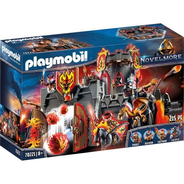 Playmobil - Novelmore - Forteresse volcanique des Burnham Raiders Playmobil - Occuper ses enfants pendant le confinement Jeux & Jouets