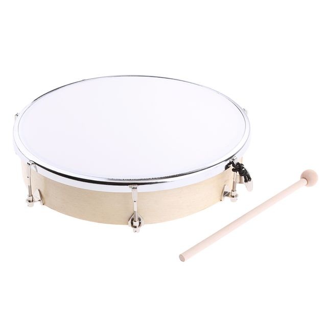 marque generique - tambour réglable à la main de tambour de percussion de main tambour avec le jouet principal réglable 11inch - Tambours
