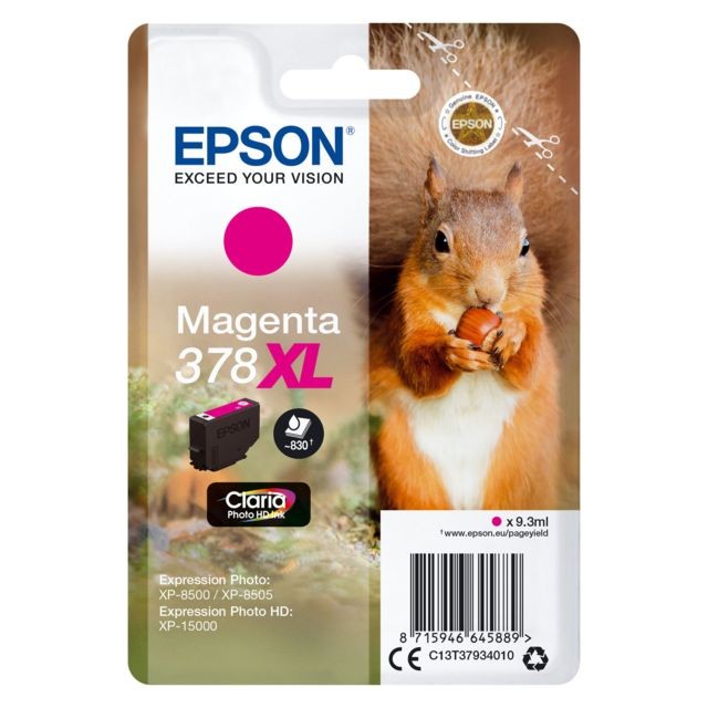 Epson - EPSON Ecureuil Magenta 378XL Epson   - Toner