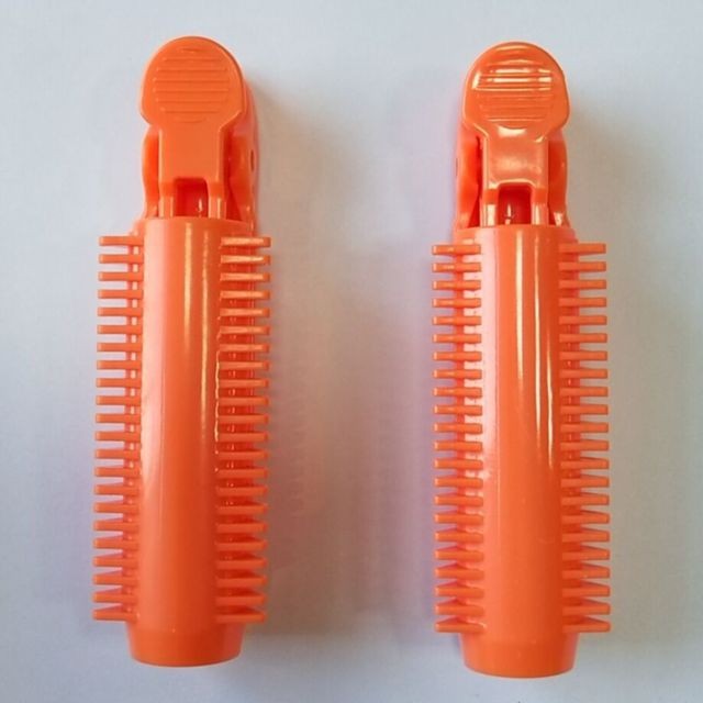 marque generique Hair Root Curler Roller Clip Salon De Coiffure Coiffure DIY Orange