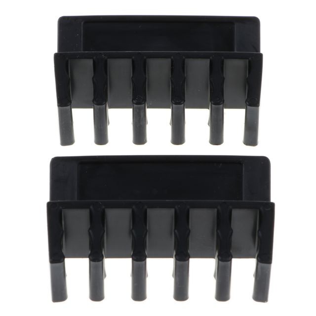 marque generique - 2 pcs clips de câble auto-adhésif support bureau enrouleur de câble organisateur noir marque generique  - Quincaillerie