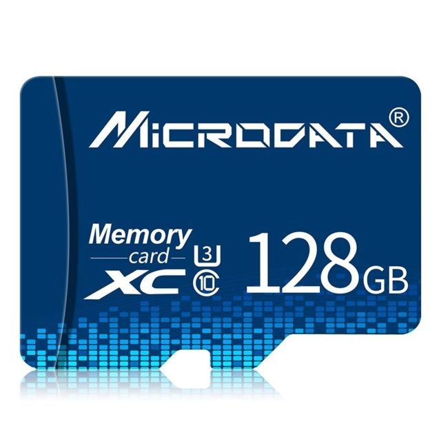 Wewoo - Carte Micro SD mémoire MICRODATA 128GB U3 Blue TF SD Wewoo  - Carte Micro SD