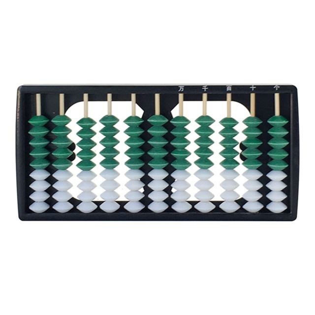 marque generique - Abacus Math Toy Pour Enfants Enfants Comptant Abacus Plastique Vert Blanc marque generique  - Cadeau pour bébé - 1 an Jeux & Jouets