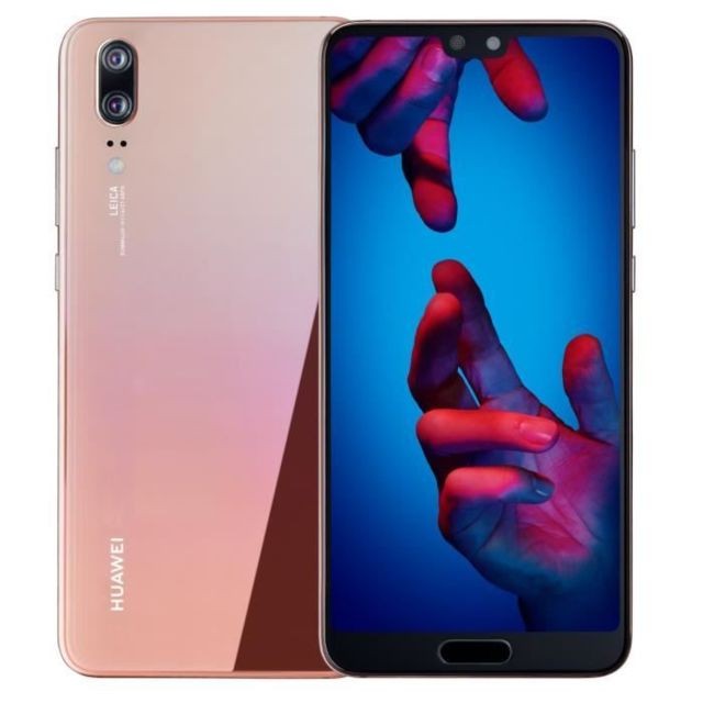 Huawei - HUAWEI P20 64Go Rose - Smartphone Android Rose