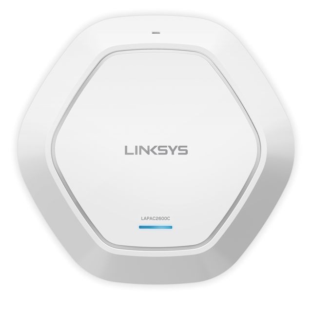 Modem / Routeur / Points d'accès Linksys Linksys LAPAC2600C point d'accès réseaux locaux sans fil 2600 Mbit/s Connexion Ethernet, supportant l'alimentation via ce port (PoE) Blanc