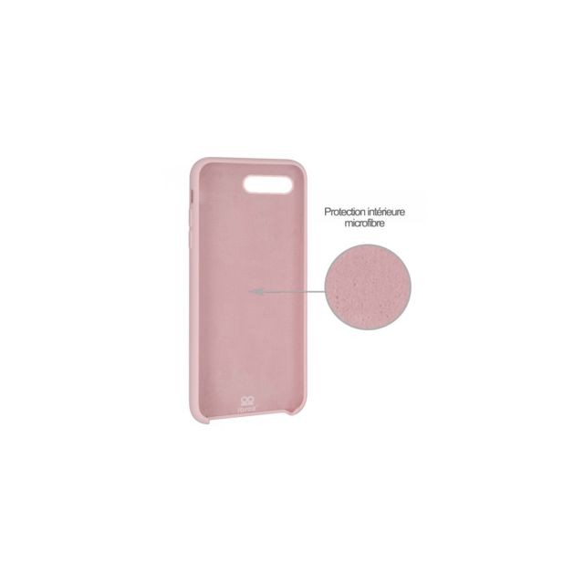 Ibroz IBROZ Coque Silicone Soft Touch rose pour Iphone 7/8